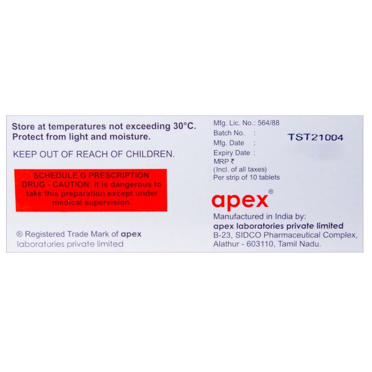 Thermal S Tablet 10's, Pack of 10 Thermal S Tablet 10's, Pack of 10