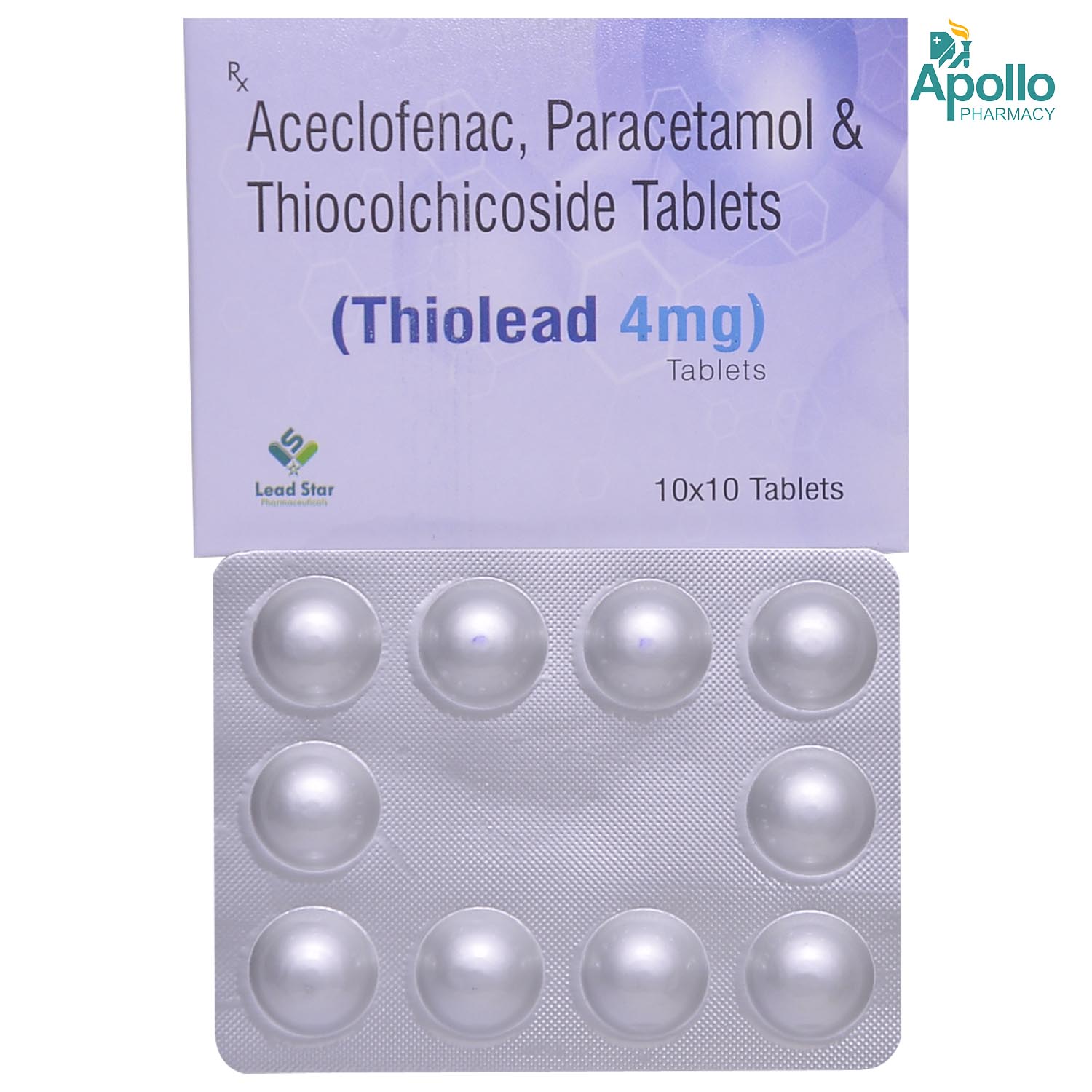 Thiolead 4 Tablet 10's, Pack of 10 TABLETS Thiolead 4 Tablet 10's, Pack of 10 TABLETS