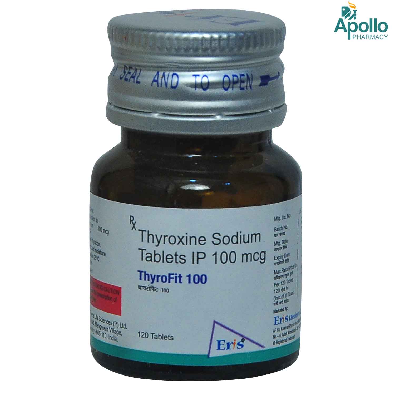 Thyrofit 100 Tablet 120's, Pack of 1 TABLET Thyrofit 100 Tablet 120's, Pack of 1 TABLET