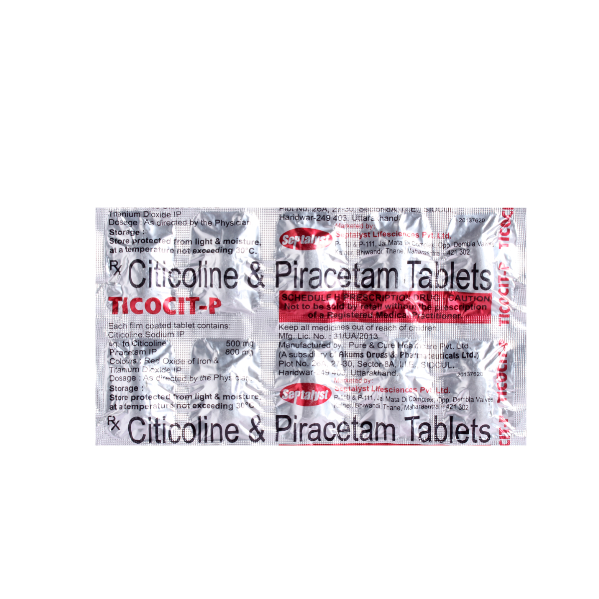 Ticocit-P Tablet 10's, Pack of 10 Ticocit-P Tablet 10's, Pack of 10