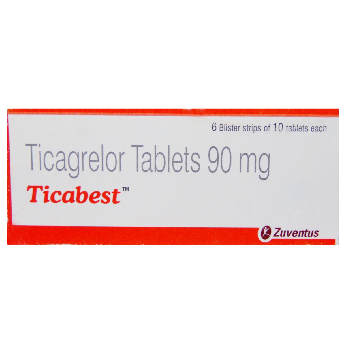 Ticabest 90 mg Tablet 10's, Pack of 10 TabletS Ticabest 90 mg Tablet 10's, Pack of 10 TabletS