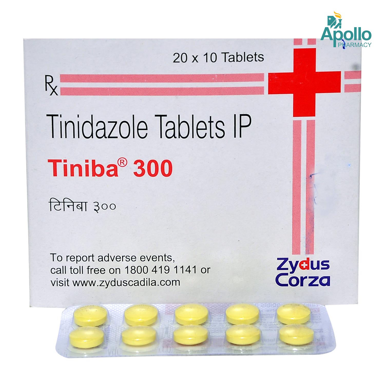 Tiniba 300 Tablet 10's, Pack of 10 TABLETS Tiniba 300 Tablet 10's, Pack of 10 TABLETS