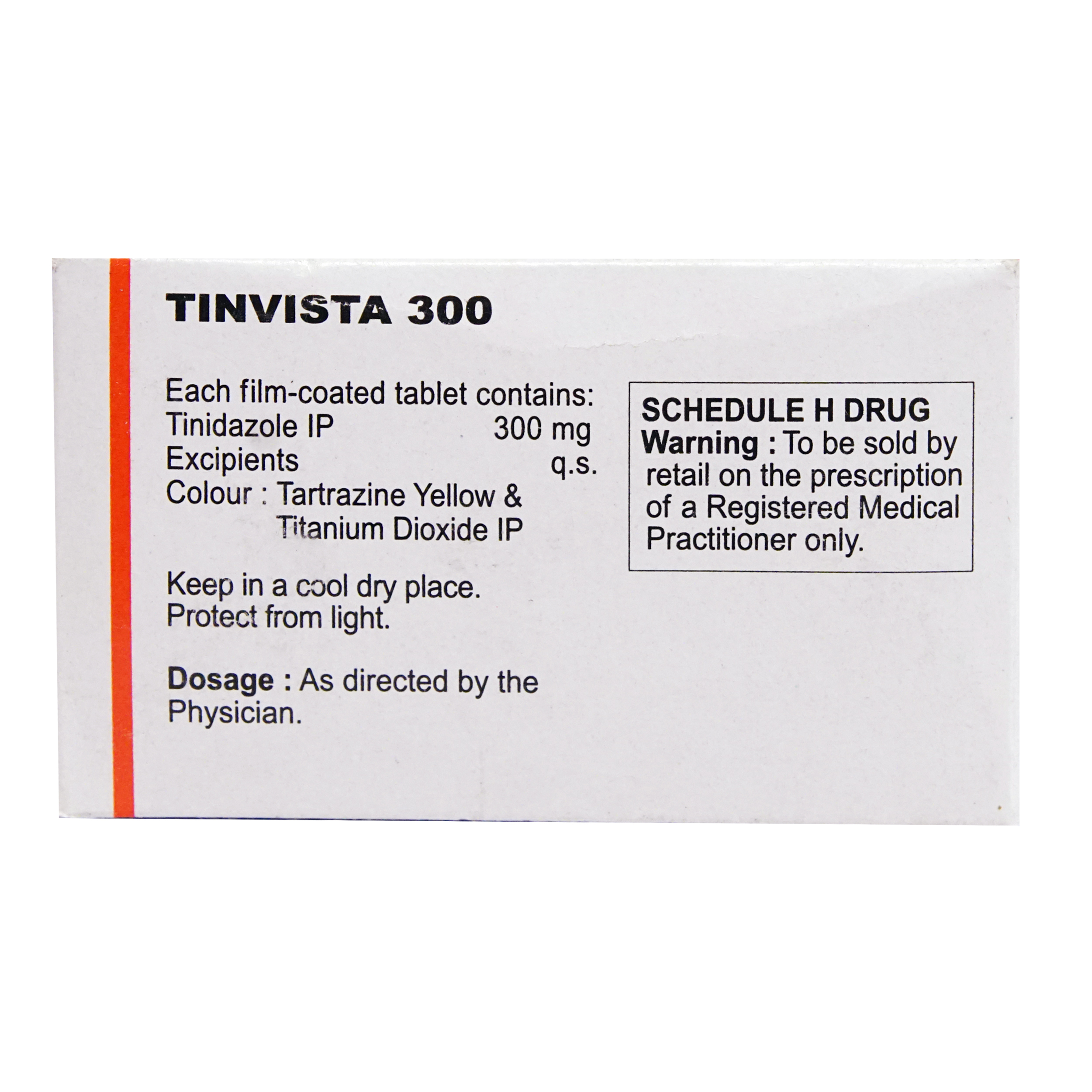 TINVISTA 300MG TABLET, Pack of 10 TABLETS TINVISTA 300MG TABLET, Pack of 10 TABLETS