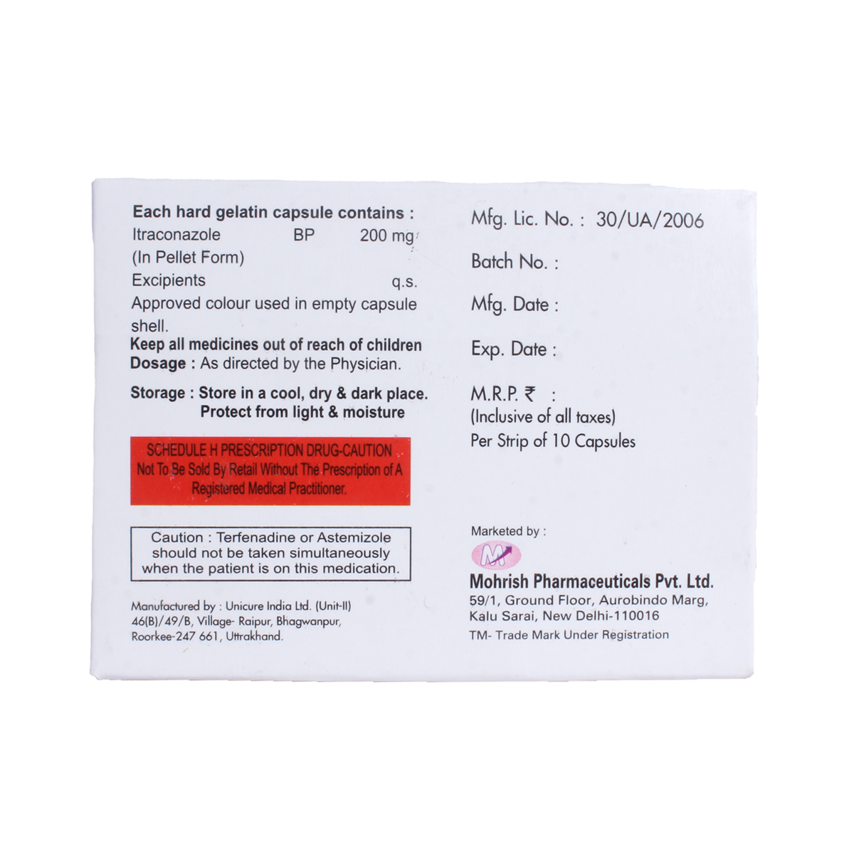 Tinitraz-200 Capsule 10's, Pack of 10 CAPSULES Tinitraz-200 Capsule 10's, Pack of 10 CAPSULES