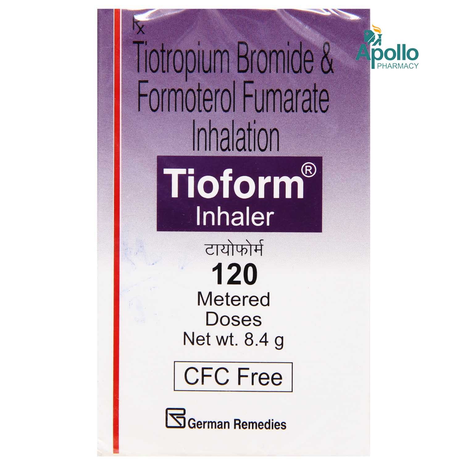 Tioform Inhaler 120 mdi, Pack of 1 INHALER Tioform Inhaler 120 mdi, Pack of 1 INHALER