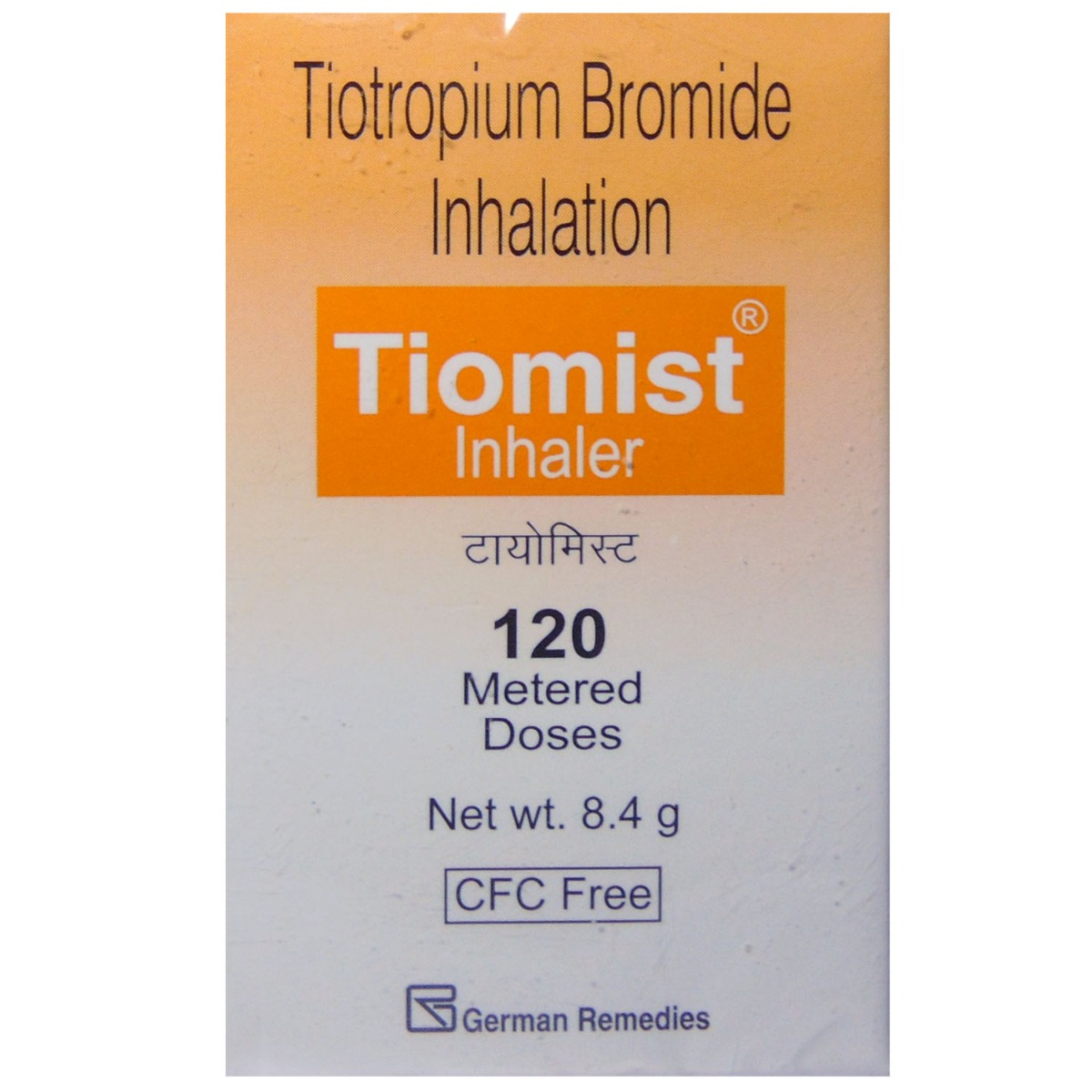 Tiomist CFC Free 9mcg Inhaler, Pack of 1 INHALER Tiomist CFC Free 9mcg Inhaler, Pack of 1 INHALER