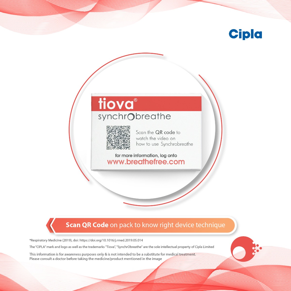 Tiova Synchrobreathe Inhaler 120 mdi, Pack of 1 INHALER Tiova Synchrobreathe Inhaler 120 mdi, Pack of 1 INHALER