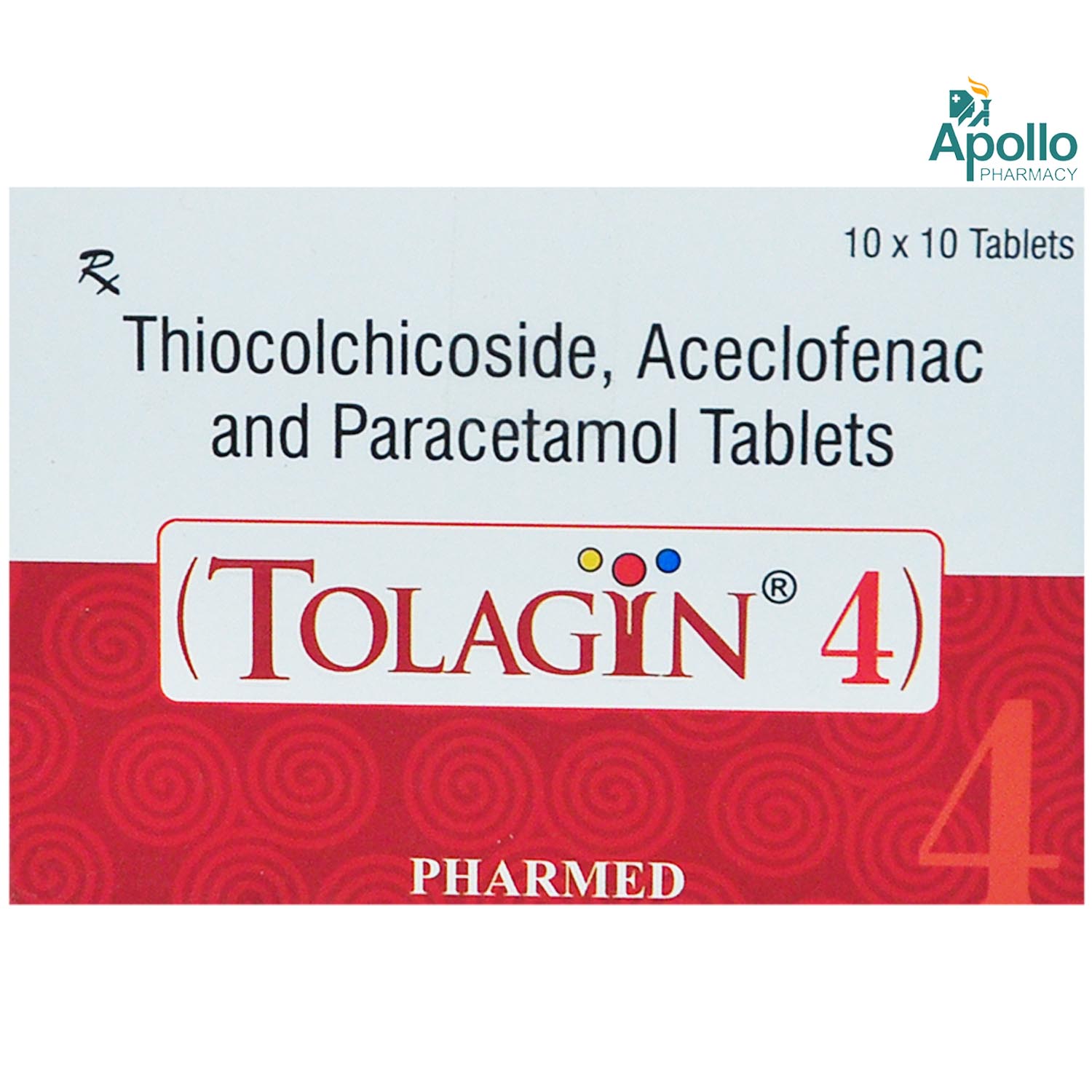 Tolagin 4 Tablet 10's, Pack of 10 Tolagin 4 Tablet 10's, Pack of 10