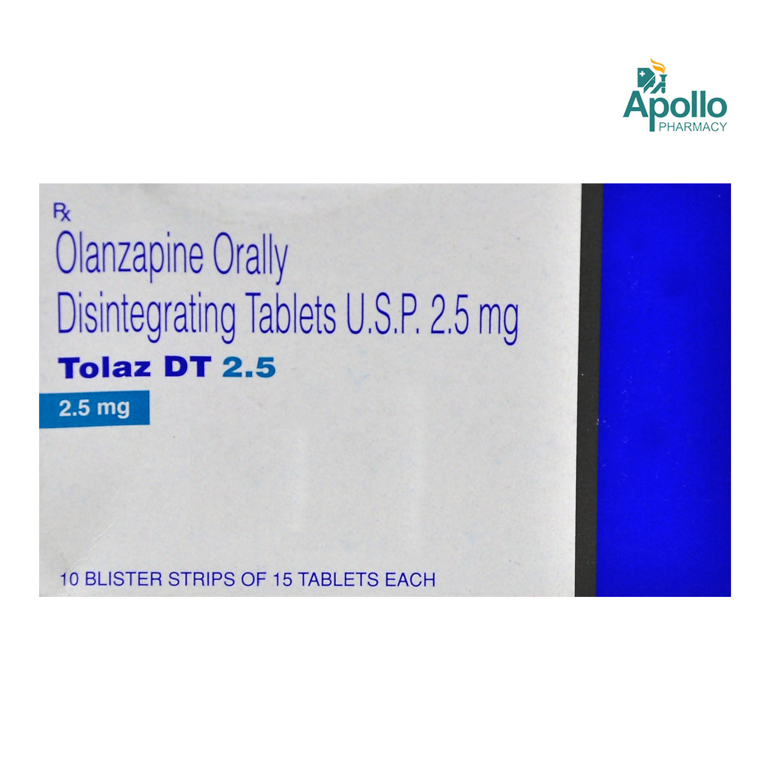 Tolaz DT 2.5 mg Tablet 15's, Pack of 15 TABLETS Tolaz DT 2.5 mg Tablet 15's, Pack of 15 TABLETS