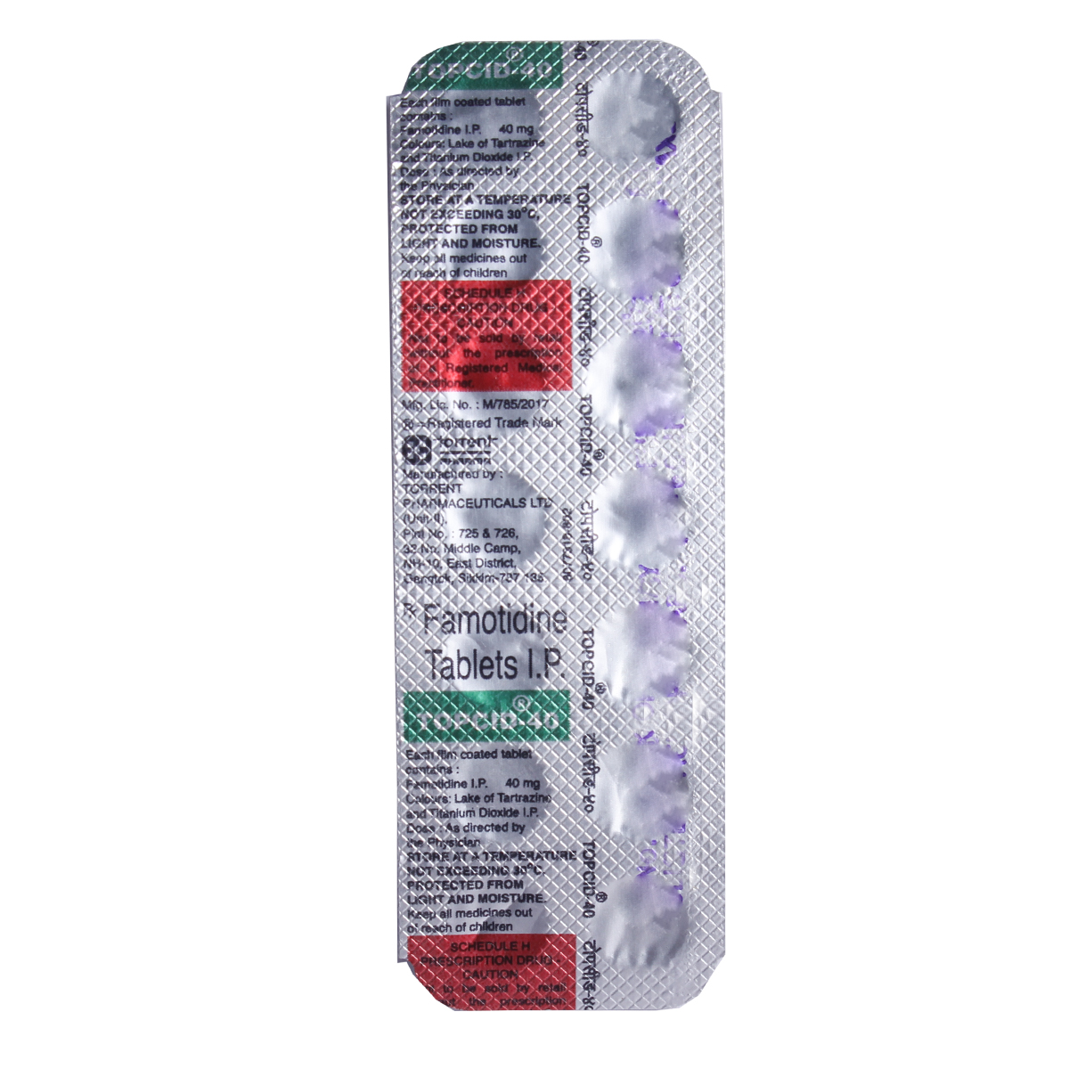 Topcid 40 Tablet 14's, Pack of 14 TabletS Topcid 40 Tablet 14's, Pack of 14 TabletS