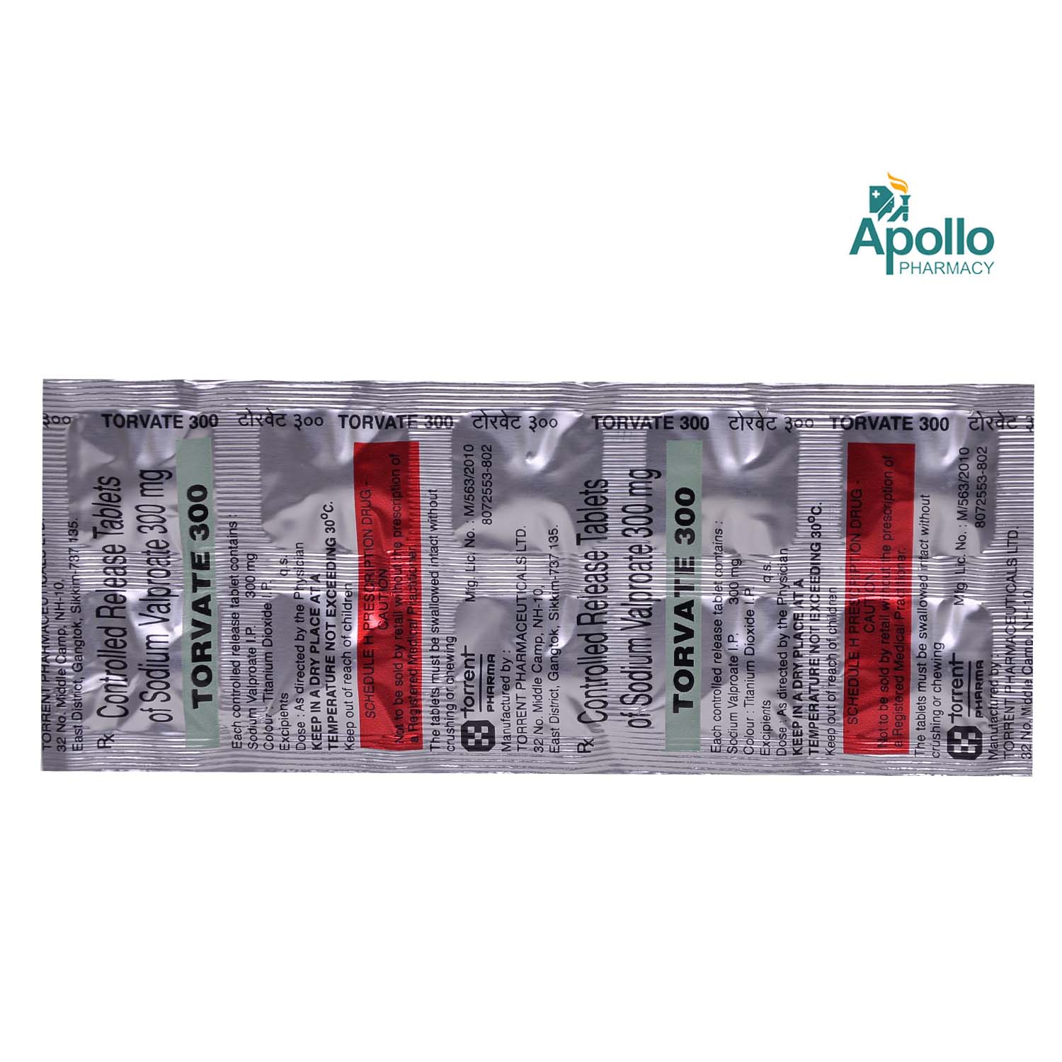 TORVATE 300MG TABLET, Pack of 10 TABLETS TORVATE 300MG TABLET, Pack of 10 TABLETS