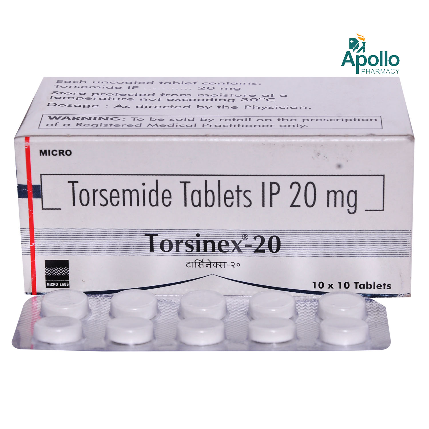 Torsinex-20 Tablet 10's, Pack of 10 TabletS Torsinex-20 Tablet 10's, Pack of 10 TabletS
