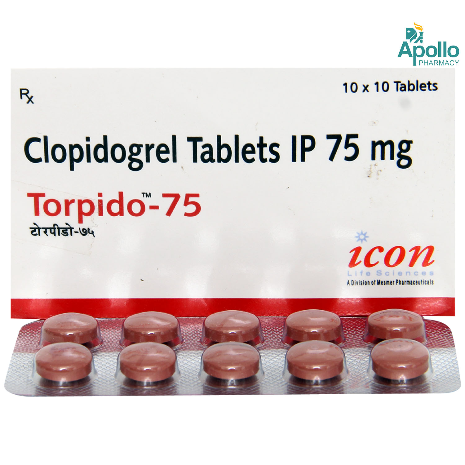 Torpido 75 mg Tablet 10's, Pack of 10 TABLETS Torpido 75 mg Tablet 10's, Pack of 10 TABLETS