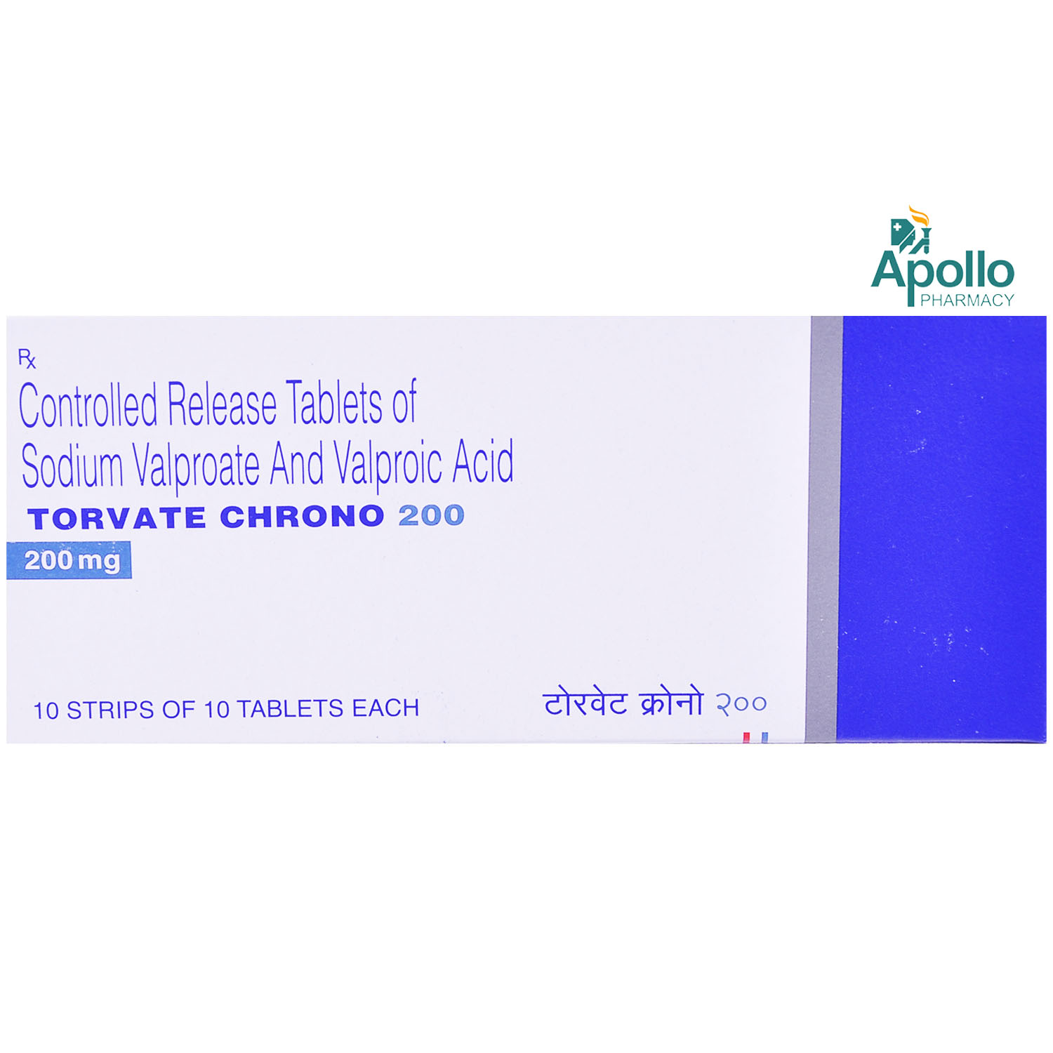 Torvate Chrono 200 Tablet 10's, Pack of 10 TABLET CRS Torvate Chrono 200 Tablet 10's, Pack of 10 TABLET CRS