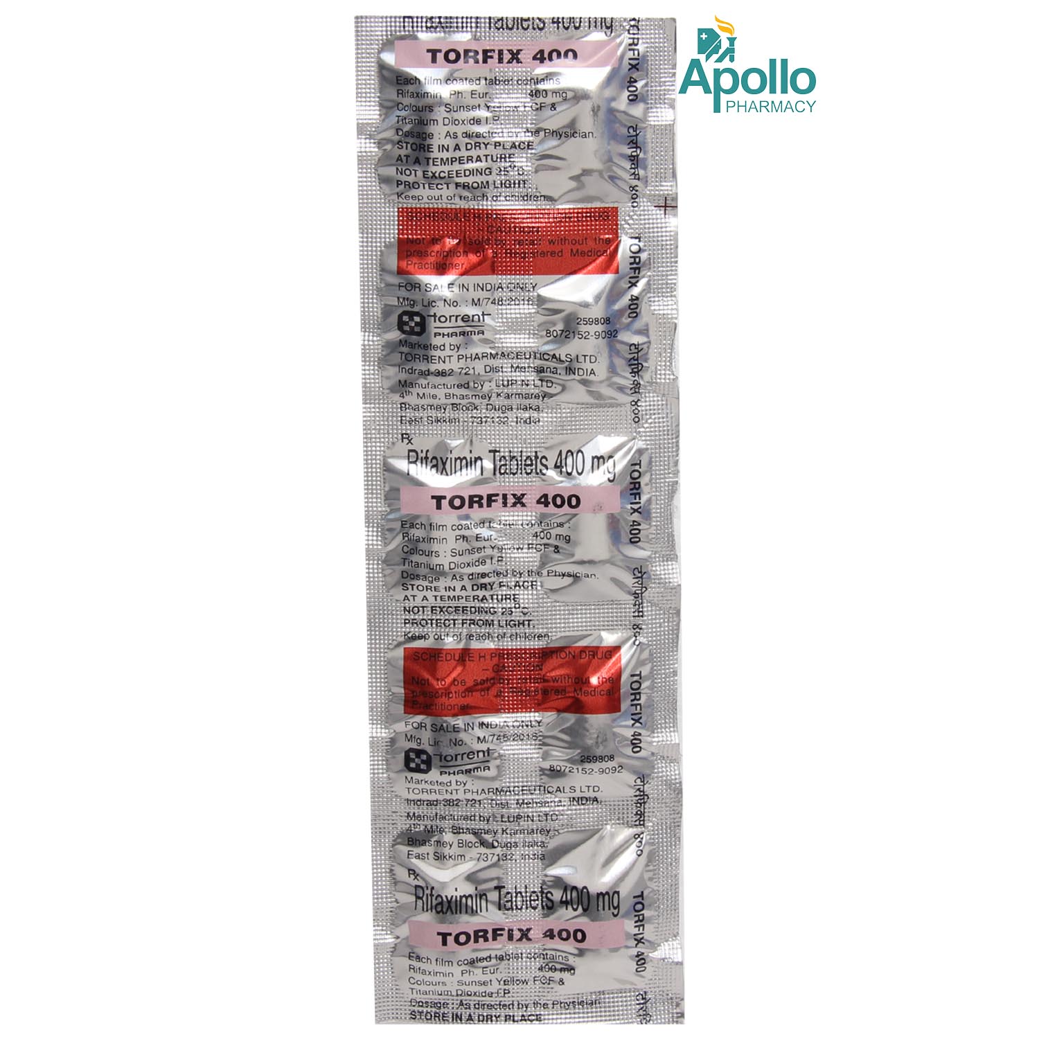 Torfix 400 Tablet 10's, Pack of 10 CHEWABLE TABLETS Torfix 400 Tablet 10's, Pack of 10 CHEWABLE TABLETS