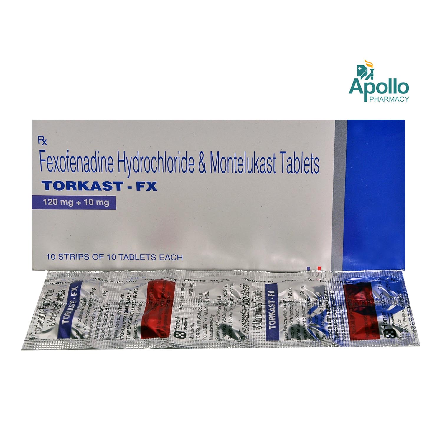 Torkast-FX Tablet 10's, Pack of 10 TABLETS Torkast-FX Tablet 10's, Pack of 10 TABLETS