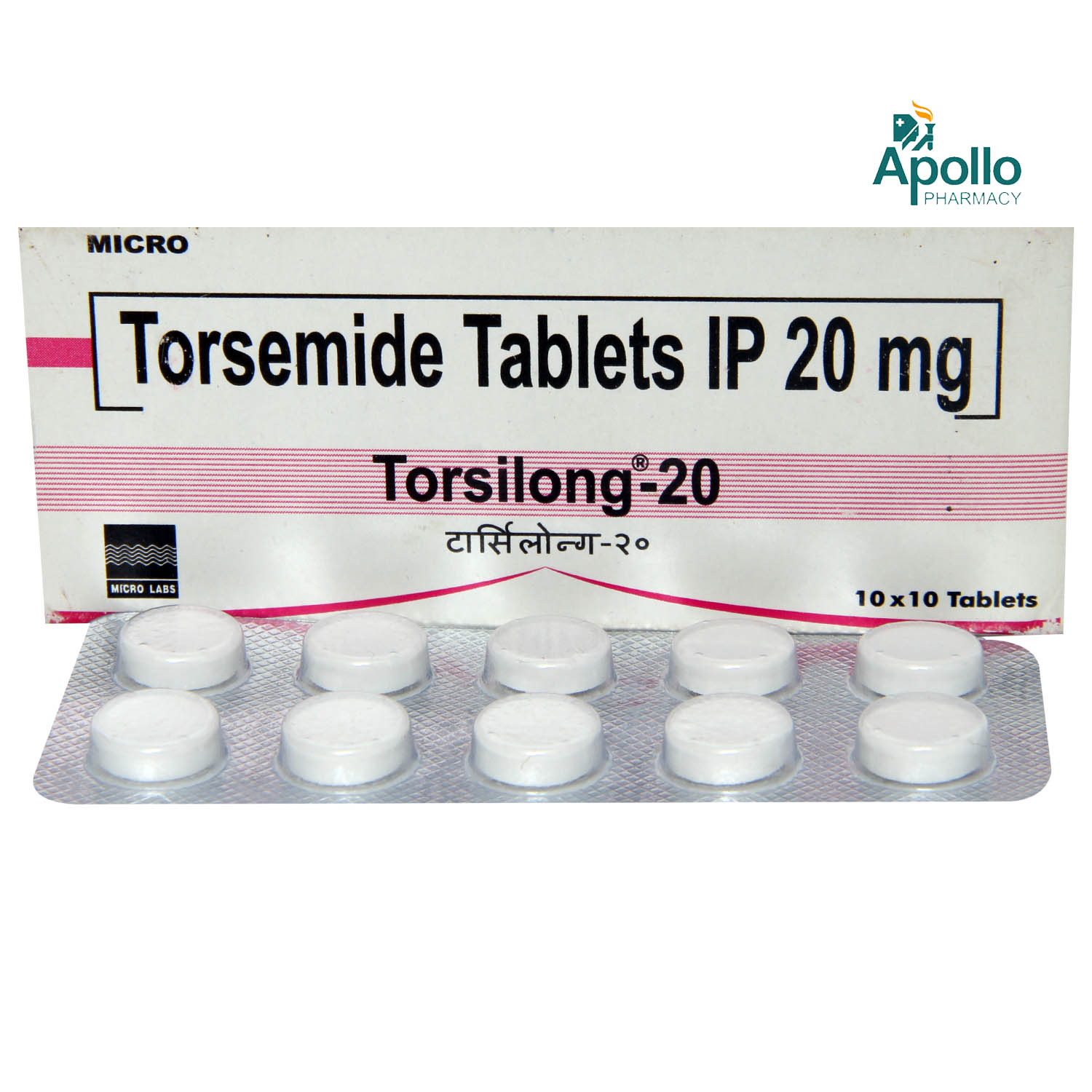 Torsilong-20mg Tablet 10's, Pack of 10 TABLETS Torsilong-20mg Tablet 10's, Pack of 10 TABLETS