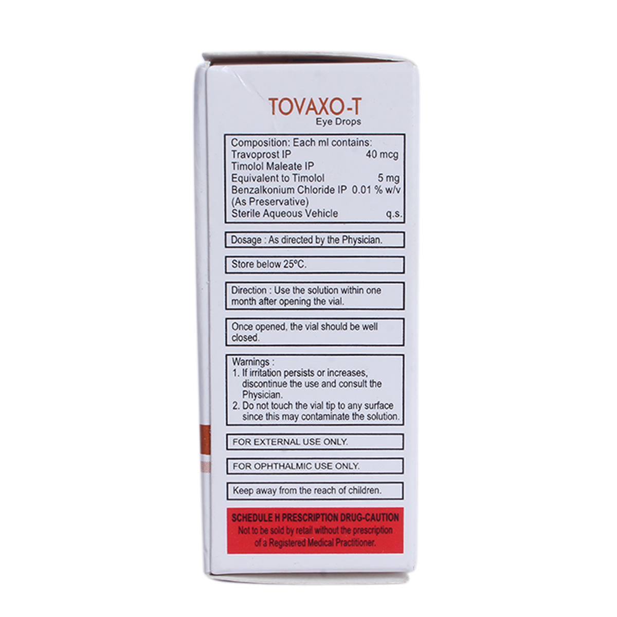 Tovaxo T Eye Drop 2.5 ml, Pack of 1 Tovaxo T Eye Drop 2.5 ml, Pack of 1