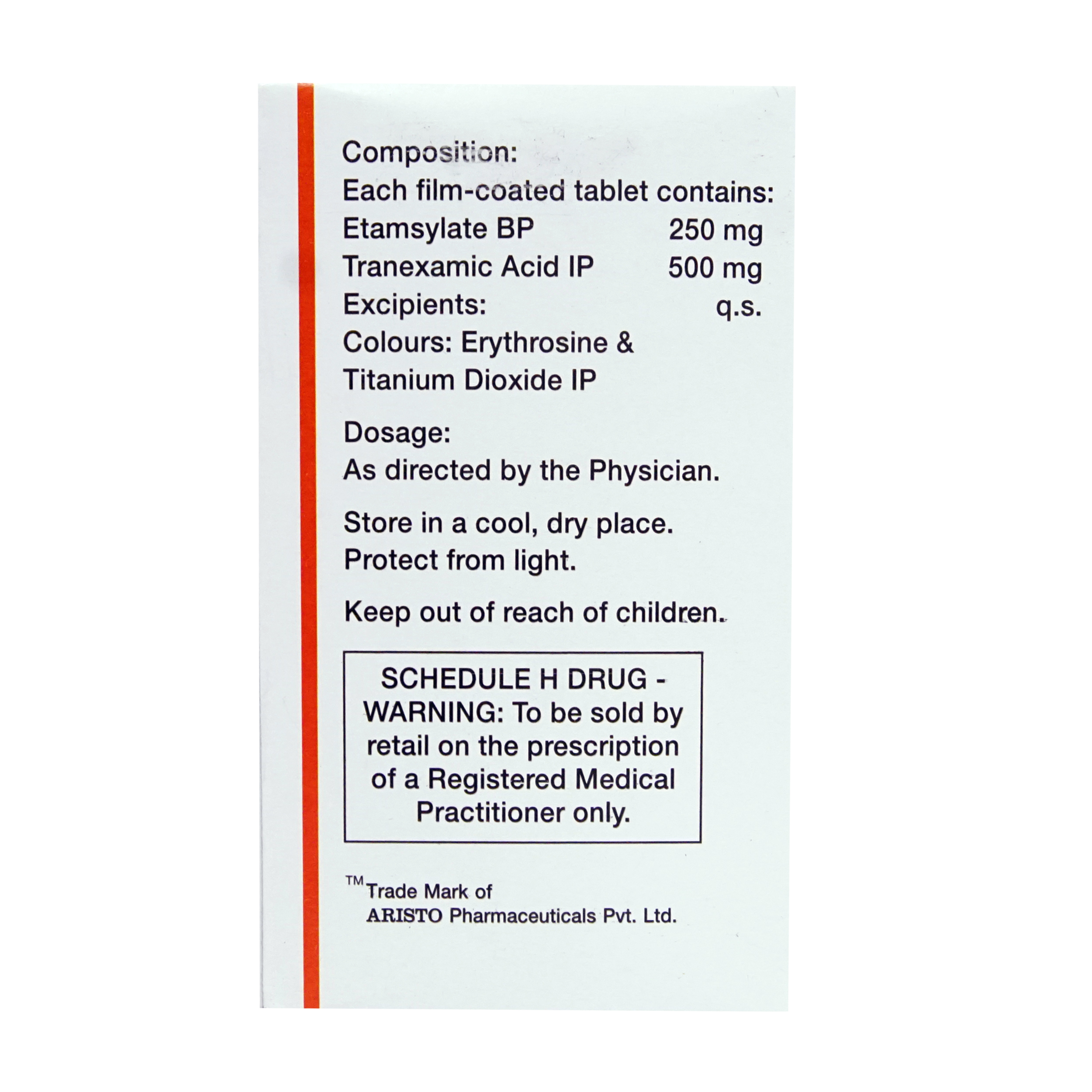 Tranlok E Tablet 10's, Pack of 10 Tranlok E Tablet 10's, Pack of 10