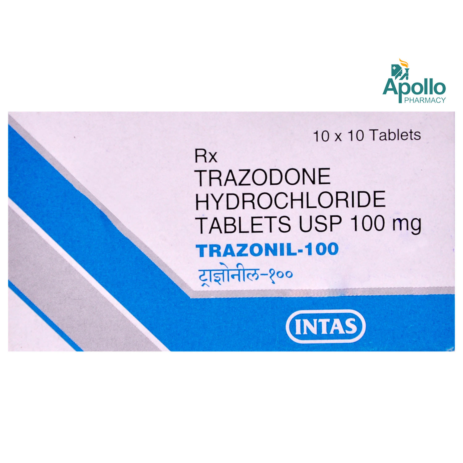 TRAZONIL 100MG TABLET, Pack of 10 TABLETS TRAZONIL 100MG TABLET, Pack of 10 TABLETS