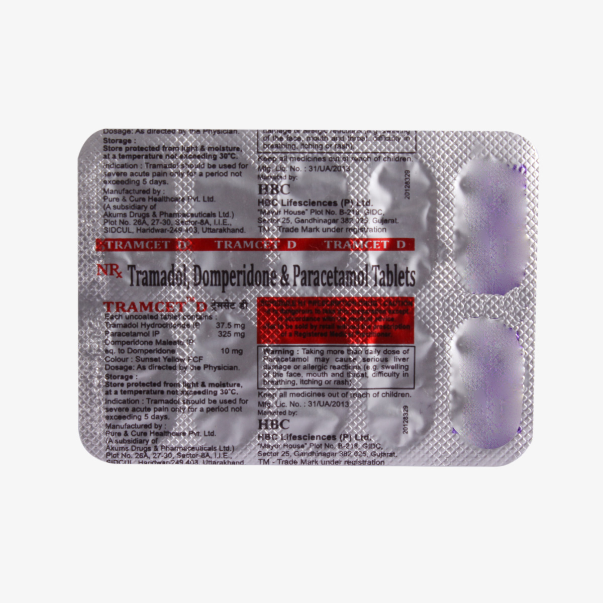 Tramcet D Tablet 10's, Pack of 10 TABLETS Tramcet D Tablet 10's, Pack of 10 TABLETS