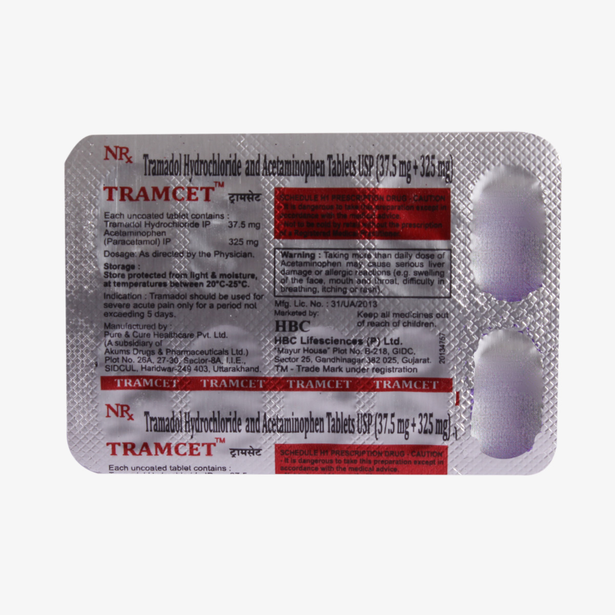 Tramcet Tablet 10's, Pack of 10 Tramcet Tablet 10's, Pack of 10