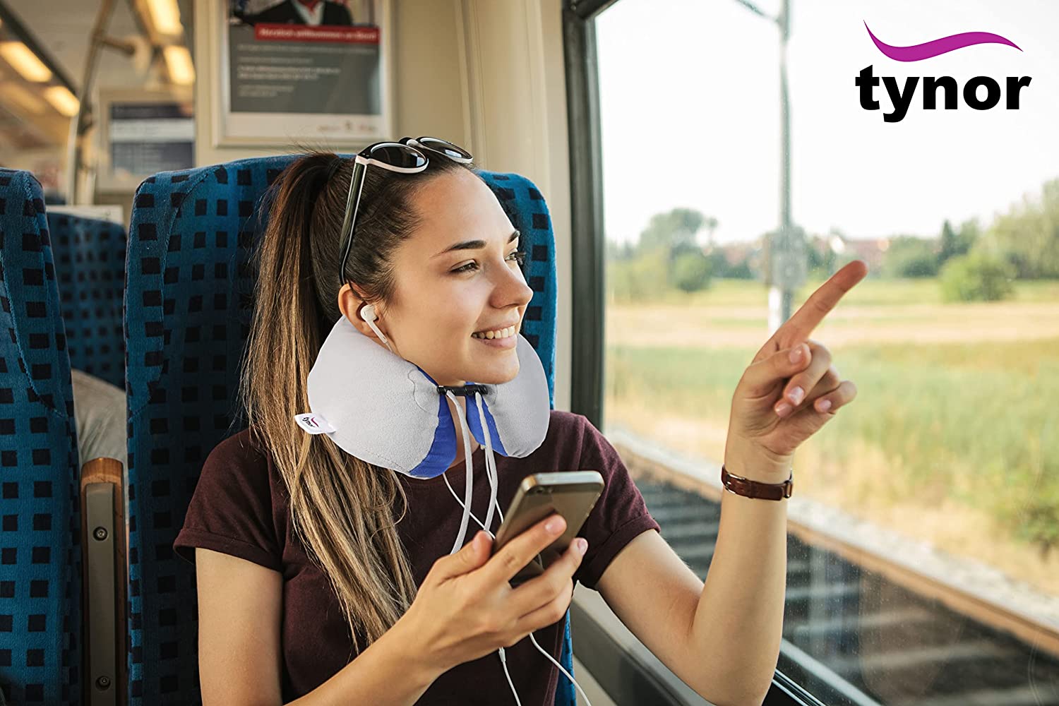 Tynor Travel Pillow Urbane Universal I-94 6.25-12.5cm, 1 Count Tynor Travel Pillow Urbane Universal I-94 6.25-12.5cm, 1 Count