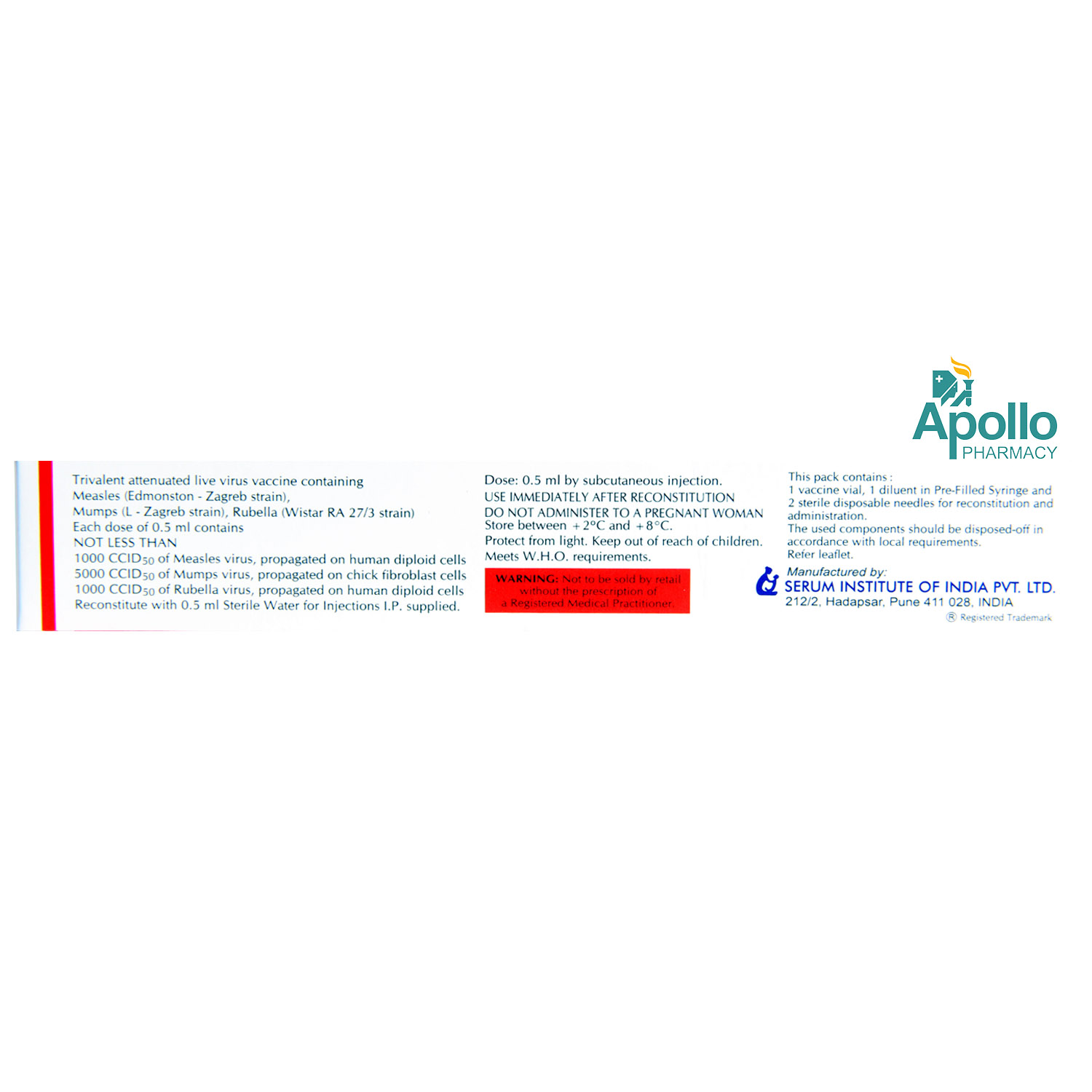 Tresivac PFS Vaccine 0.5 ml, Pack of 1 Tresivac PFS Vaccine 0.5 ml, Pack of 1