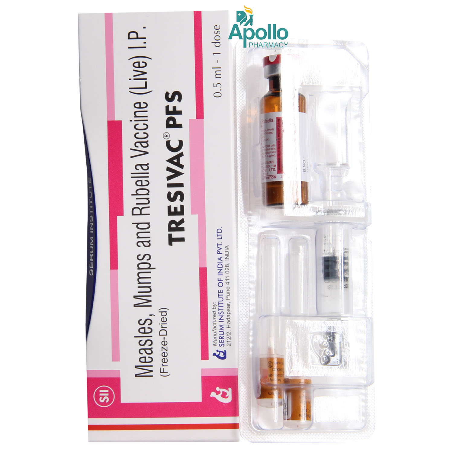 Tresivac PFS Vaccine 0.5 ml, Pack of 1 Tresivac PFS Vaccine 0.5 ml, Pack of 1