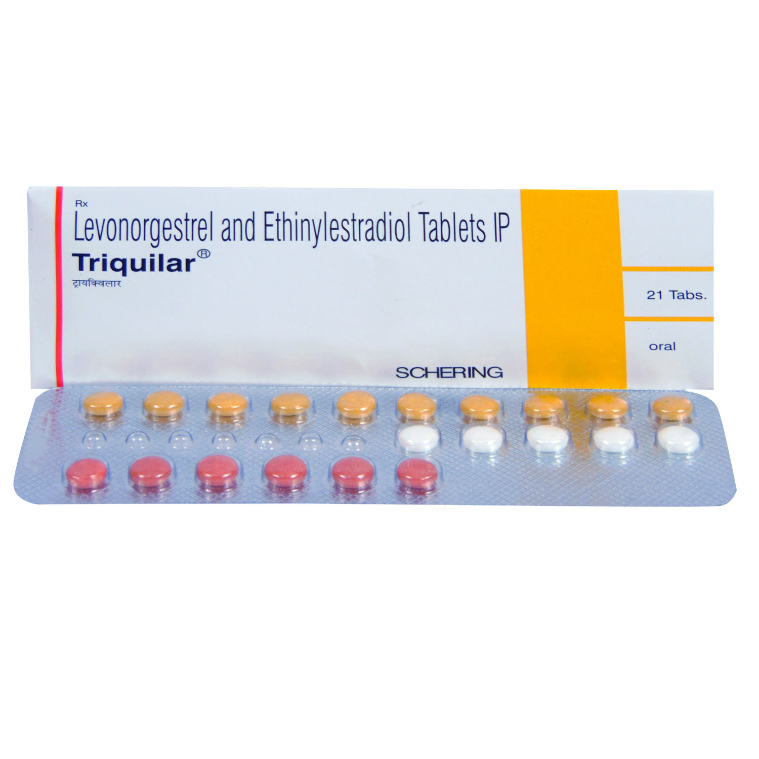 Triquilar Kit 21's, Pack of 1 TABLET Triquilar Kit 21's, Pack of 1 TABLET