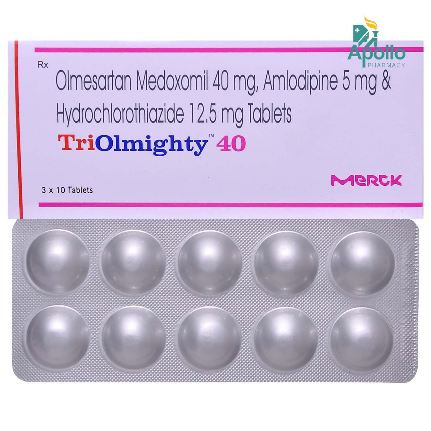 Triolmighty 40 Tablet 10's, Pack of 10 TABLETS Triolmighty 40 Tablet 10's, Pack of 10 TABLETS