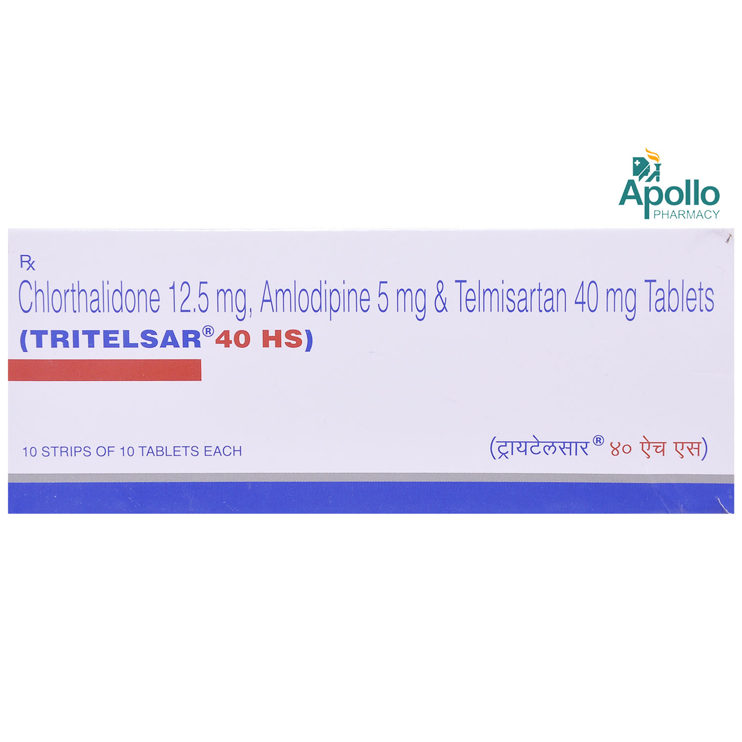 Tritelsar 40 HS Tablet 10's, Pack of 10 TABLETS Tritelsar 40 HS Tablet 10's, Pack of 10 TABLETS