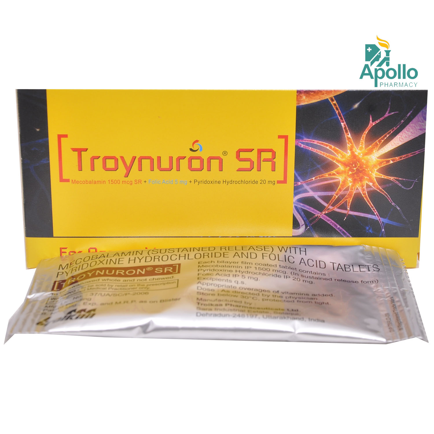 Troynuron SR Tablet 10's, Pack of 10 TABLETS Troynuron SR Tablet 10's, Pack of 10 TABLETS