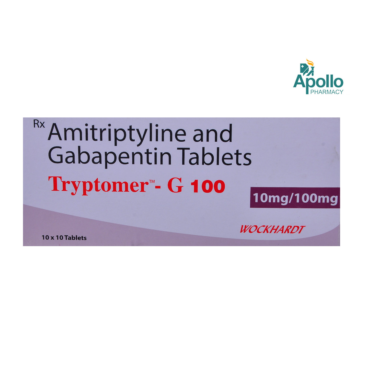 Tryptomer-G 100 Tablet 10's, Pack of 10 TABLETS Tryptomer-G 100 Tablet 10's, Pack of 10 TABLETS