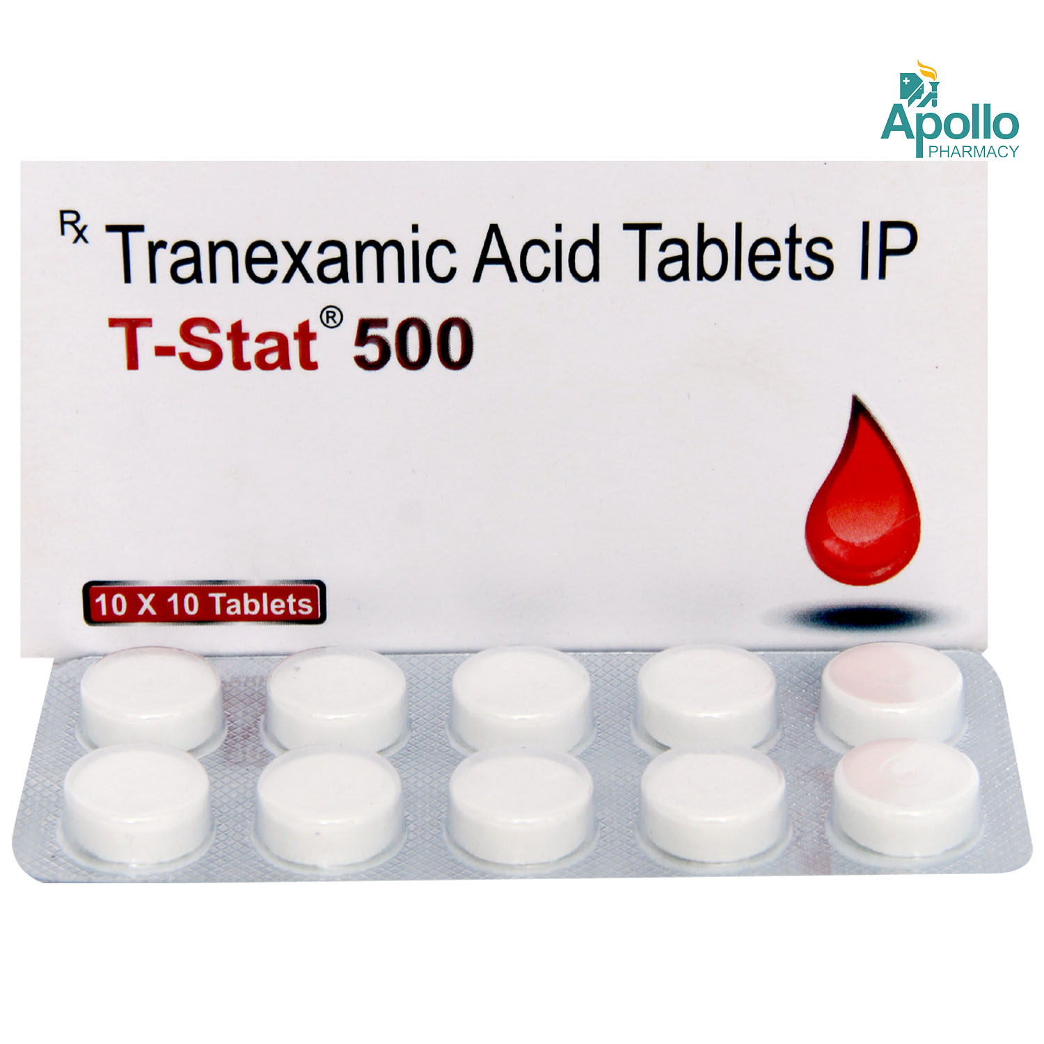 T-Stat 500 Tablet 10's, Pack of 10 TABLETS T-Stat 500 Tablet 10's, Pack of 10 TABLETS