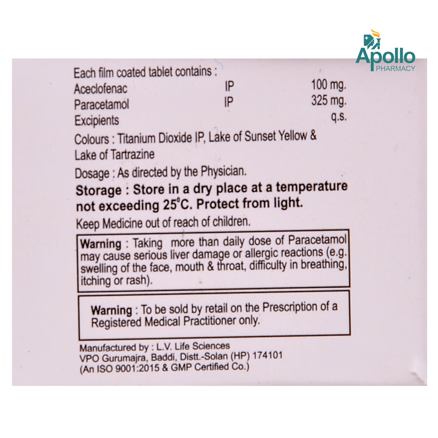 Tufnac-P Tablet 10's, Pack of 10 TABLETS Tufnac-P Tablet 10's, Pack of 10 TABLETS