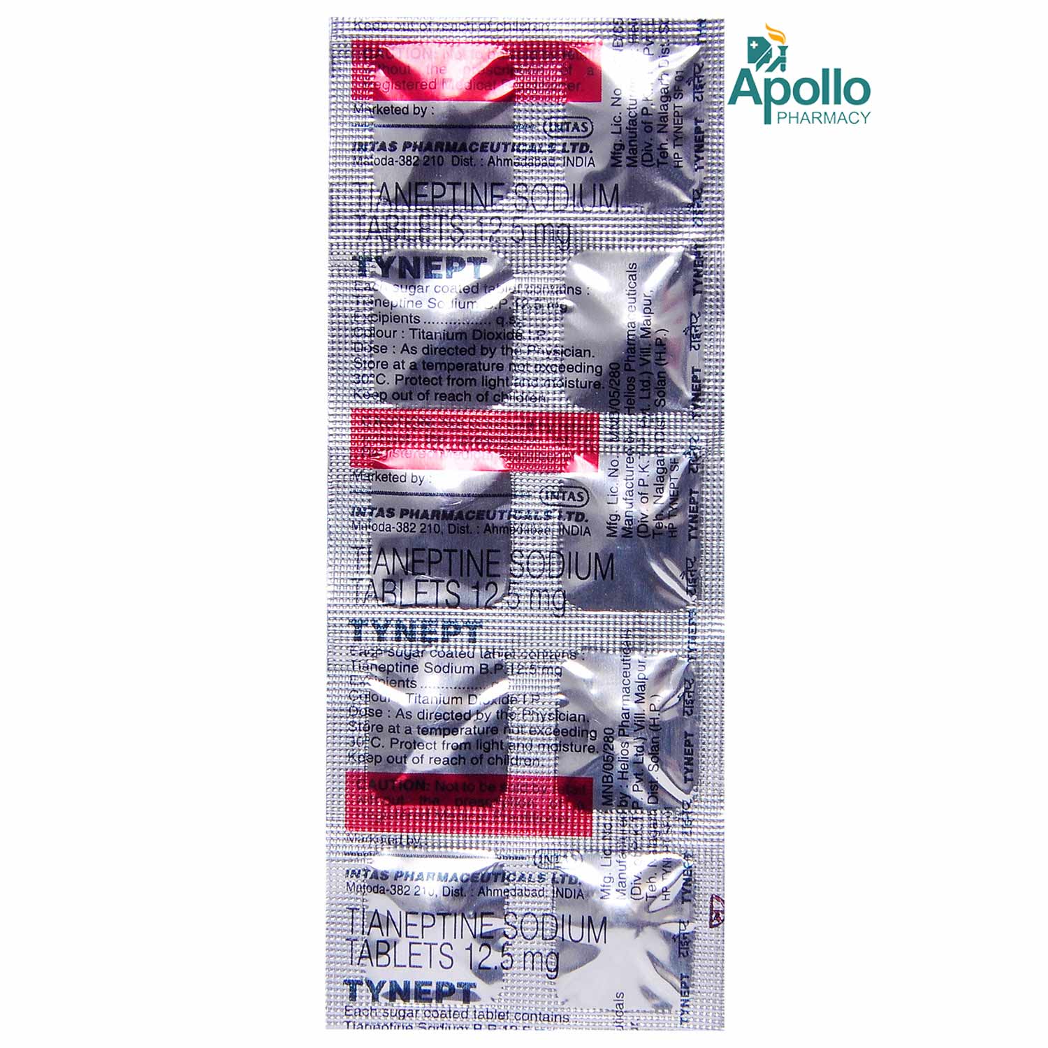 Tynept Tablet 10's, Pack of 10 TABLETS Tynept Tablet 10's, Pack of 10 TABLETS