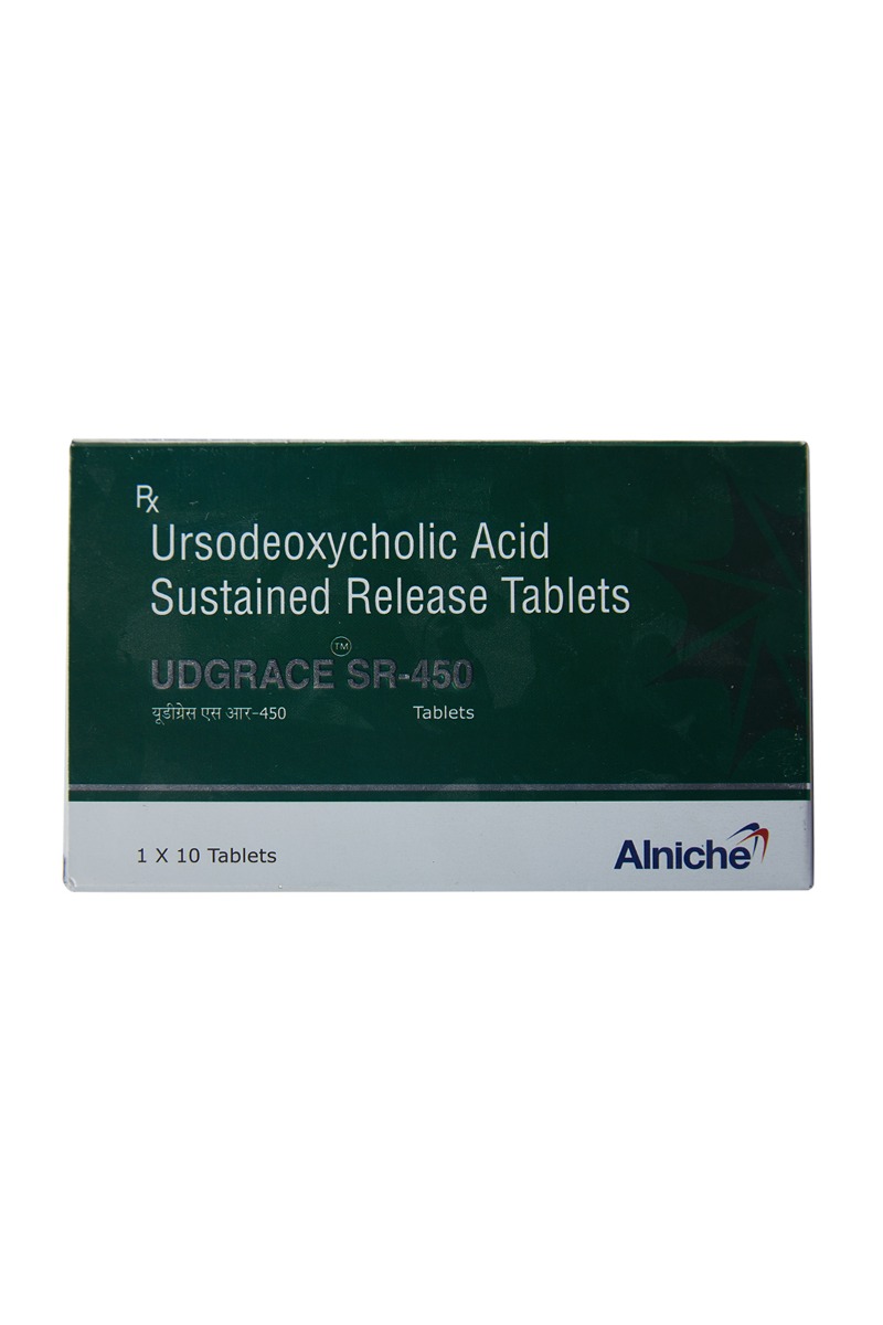 Udgrace Sr-450mg Tablet 10's, Pack of 10 TabletS Udgrace Sr-450mg Tablet 10's, Pack of 10 TabletS