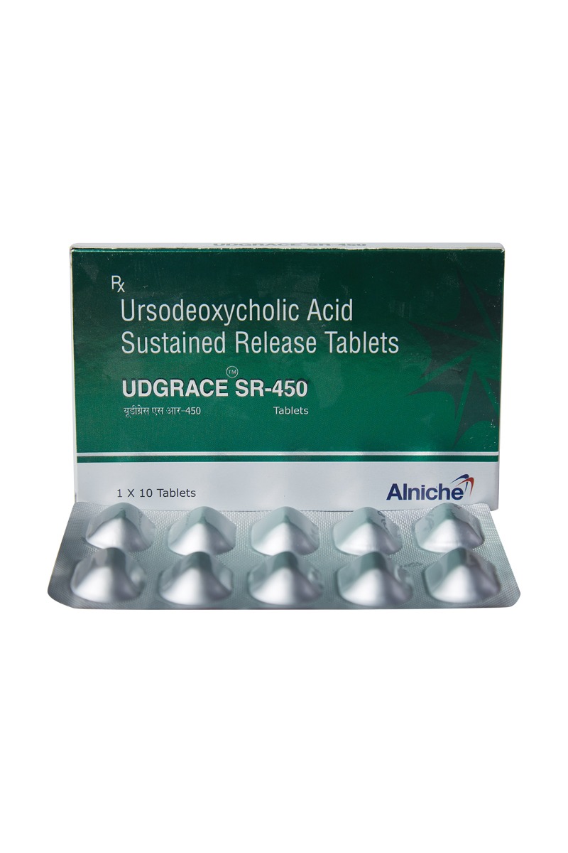 Udgrace Sr-450mg Tablet 10's, Pack of 10 TabletS Udgrace Sr-450mg Tablet 10's, Pack of 10 TabletS