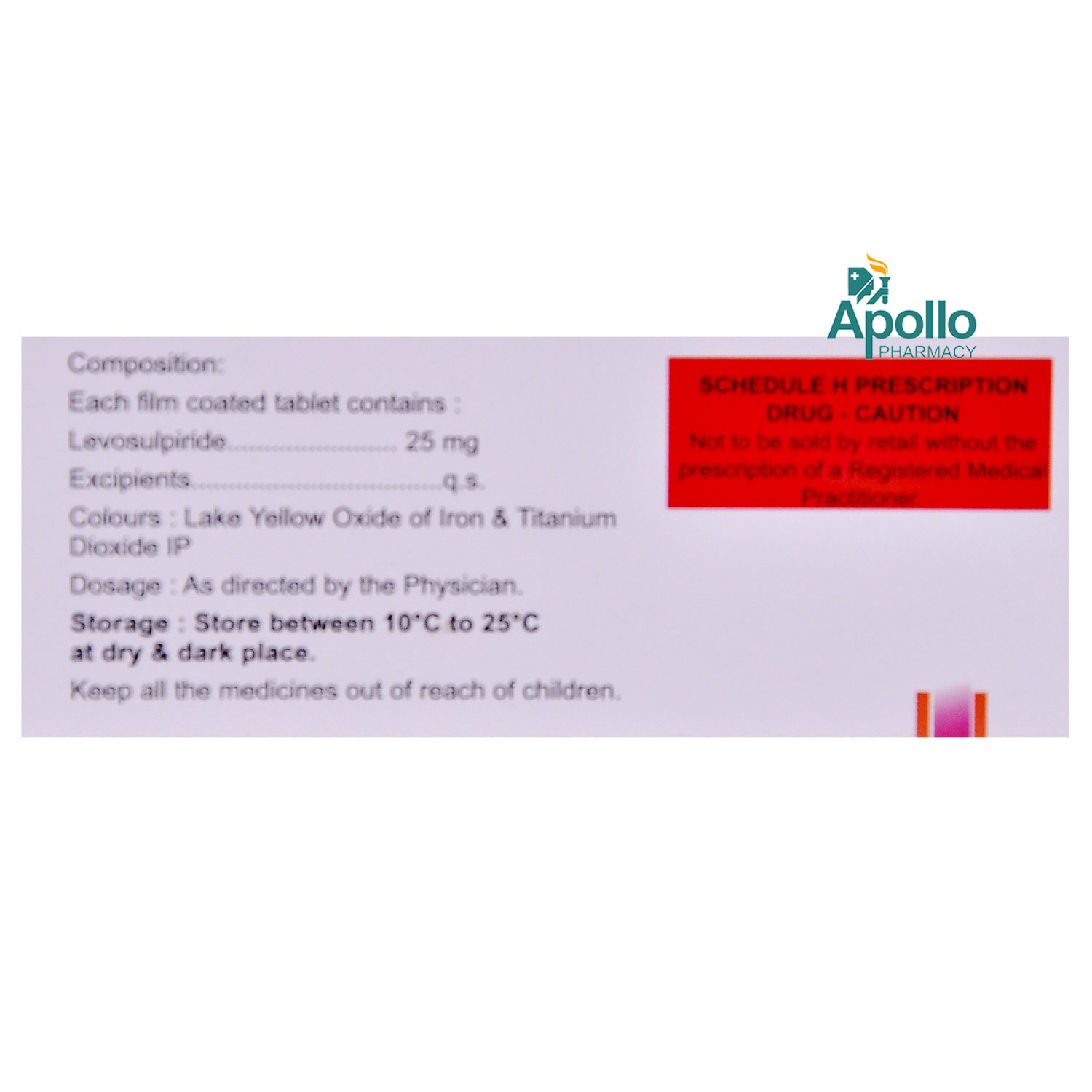 Ulpride 25 Tablet 10's, Pack of 10 TabletS Ulpride 25 Tablet 10's, Pack of 10 TabletS