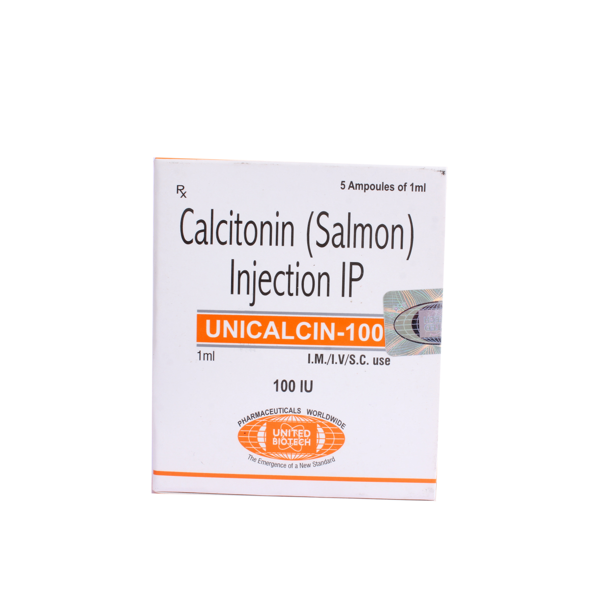 UNICALCIN 100IU INJECTION 1ML, Pack of 1 Injection UNICALCIN 100IU INJECTION 1ML, Pack of 1 Injection