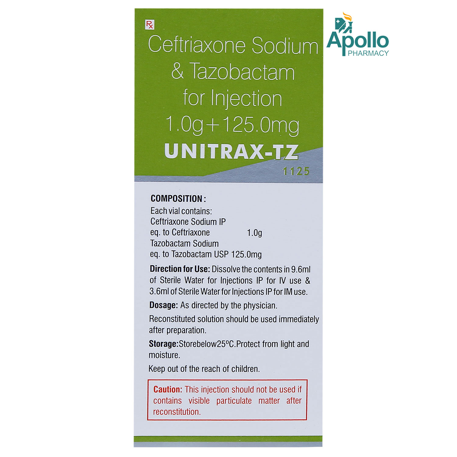Unitrax TZ Injection 1's, Pack of 1 Injection Unitrax TZ Injection 1's, Pack of 1 Injection