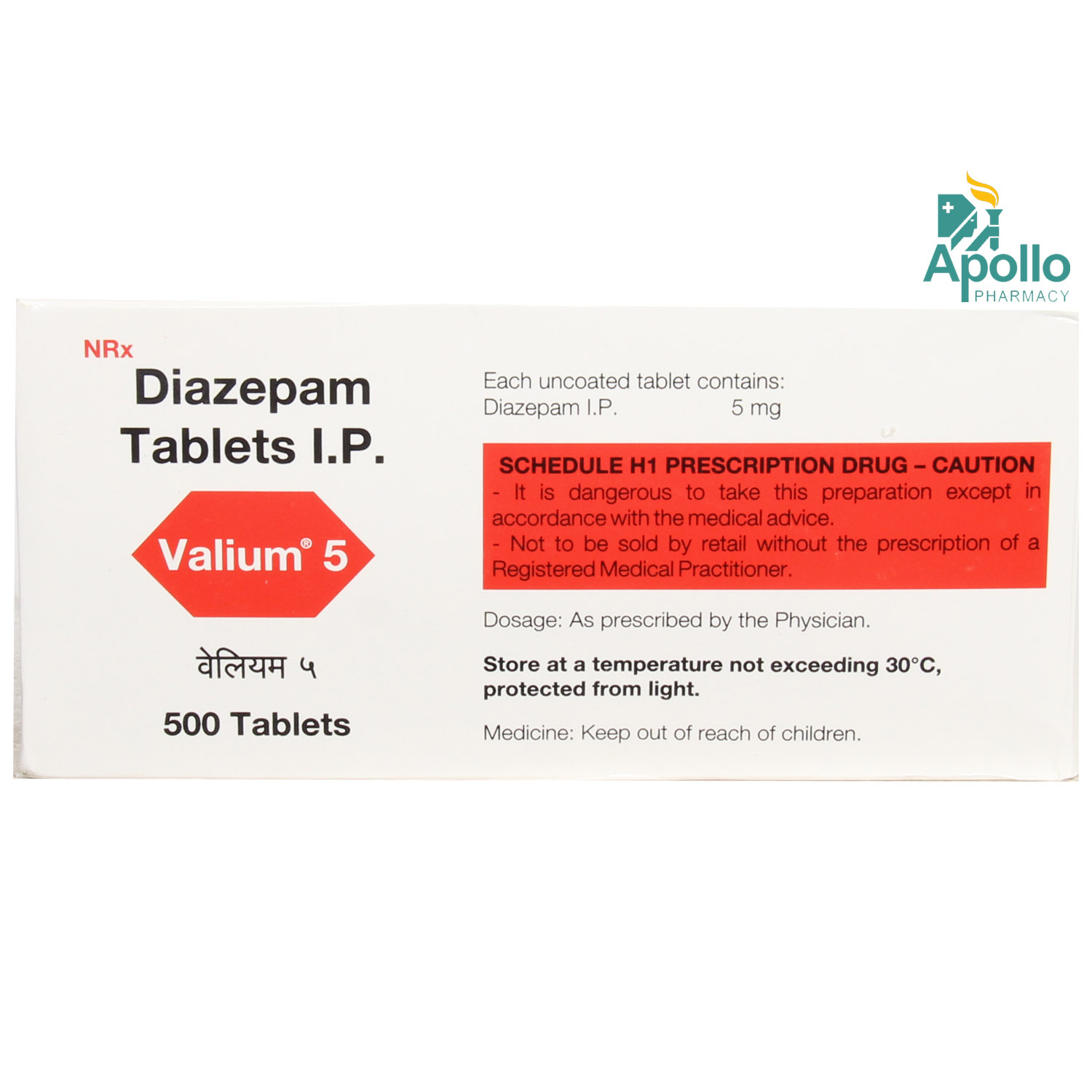 Buy Valium 5 Tablet 10's Online