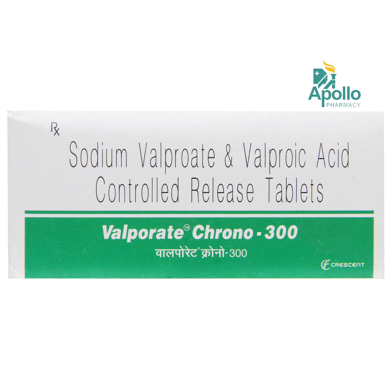 Valporate Chrono 300 Tablet 10's, Pack of 10 TABLETS Valporate Chrono 300 Tablet 10's, Pack of 10 TABLETS
