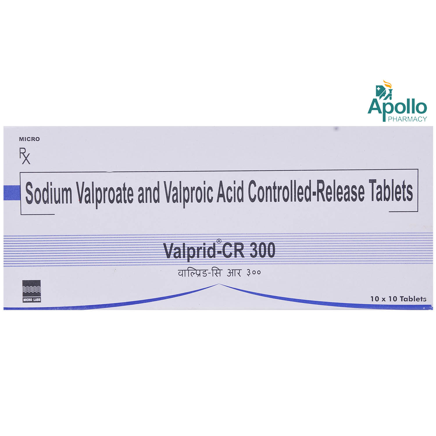 Valprid-CR 300 Tablet 10's, Pack of 10 TABLETS Valprid-CR 300 Tablet 10's, Pack of 10 TABLETS