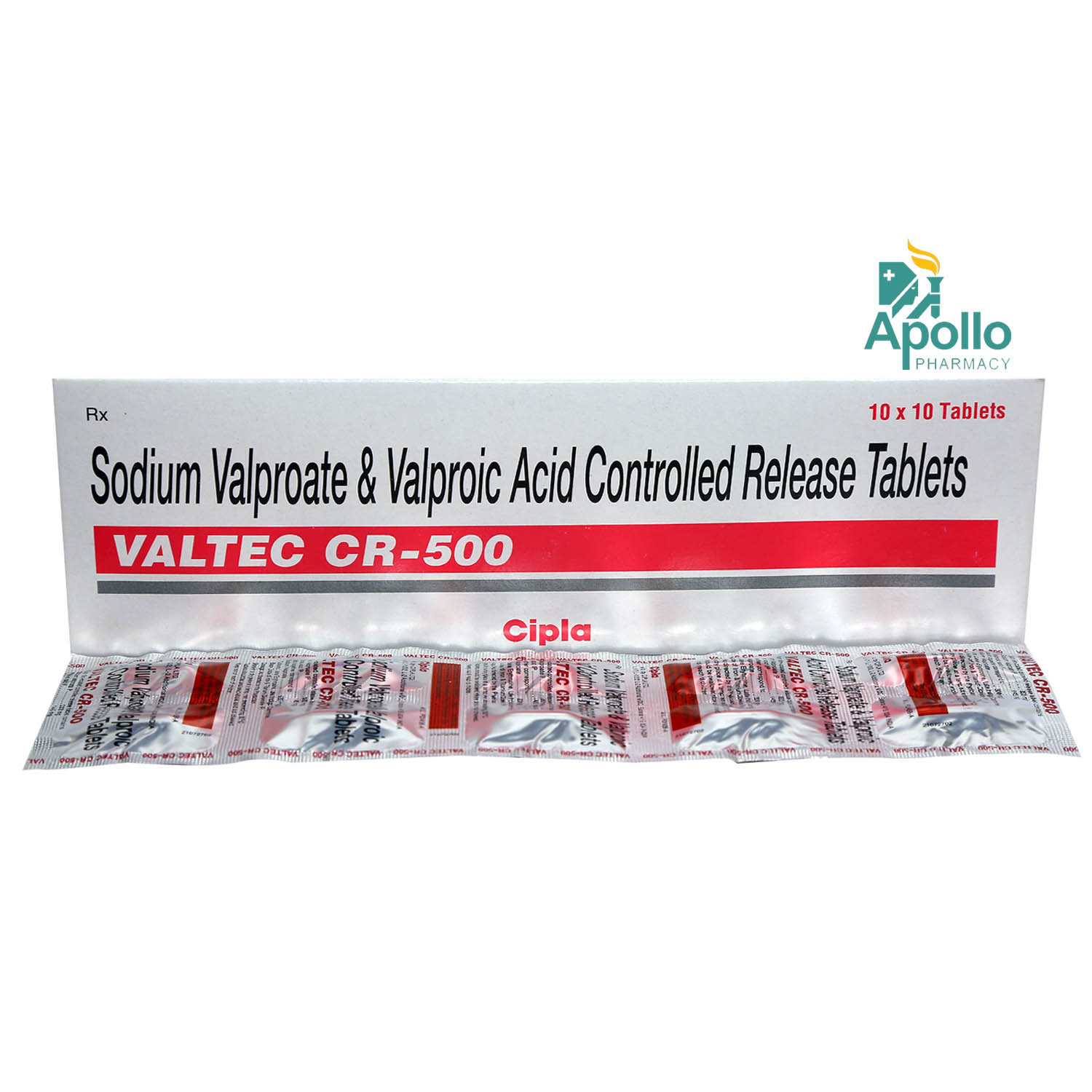 Valtec CR-500 Tablet 10's, Pack of 10 TabletS Valtec CR-500 Tablet 10's, Pack of 10 TabletS