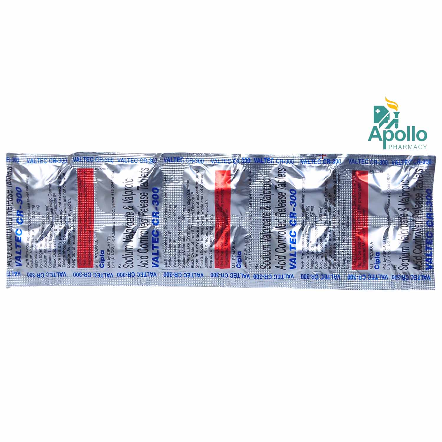 Valtec CR 300 Tablet 10's, Pack of 10 TABLET CRS Valtec CR 300 Tablet 10's, Pack of 10 TABLET CRS