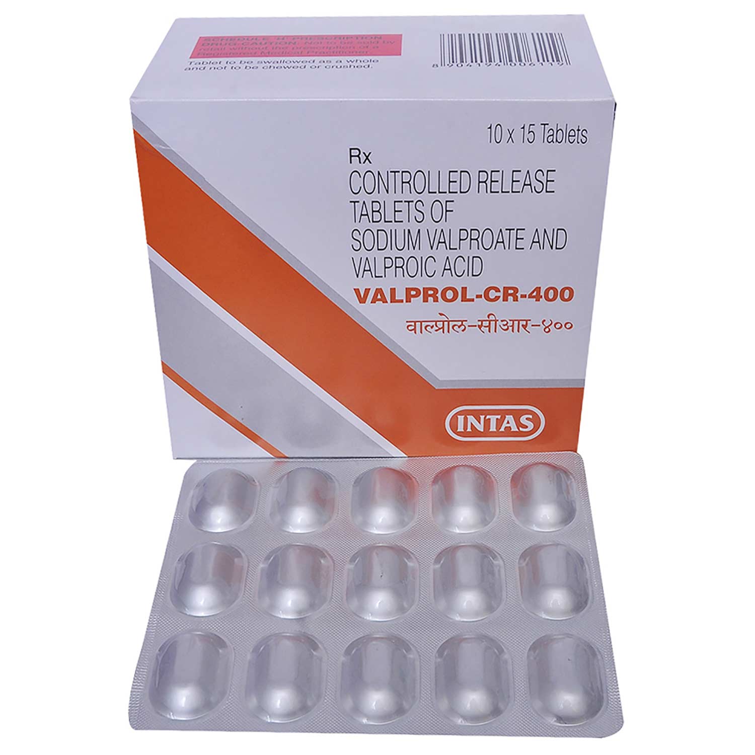 Valprol-CR-400 Tablet 15's, Pack of 15 TABLETS Valprol-CR-400 Tablet 15's, Pack of 15 TABLETS