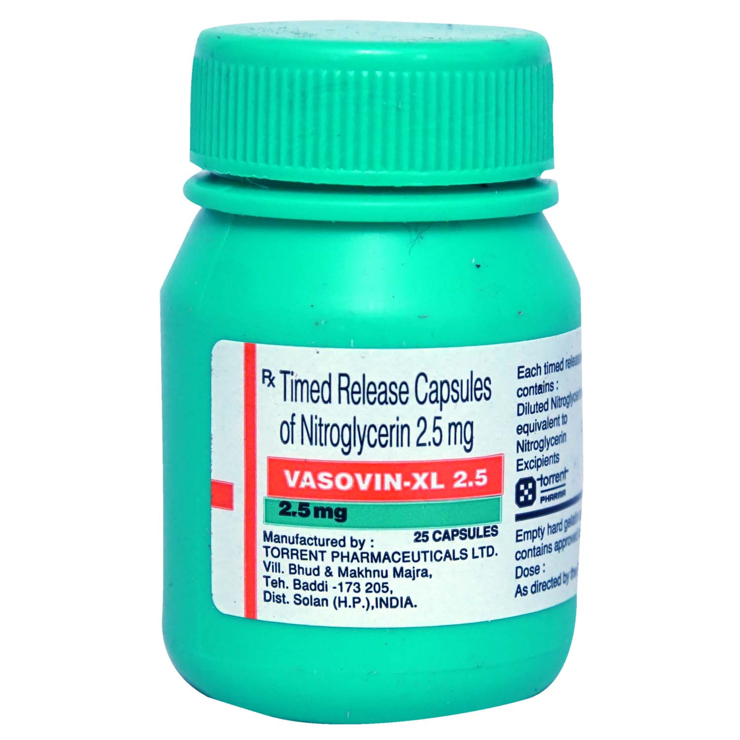 Vasovin XL 2.5 Tablet 25's, Pack of 1 TABLET TR Vasovin XL 2.5 Tablet 25's, Pack of 1 TABLET TR