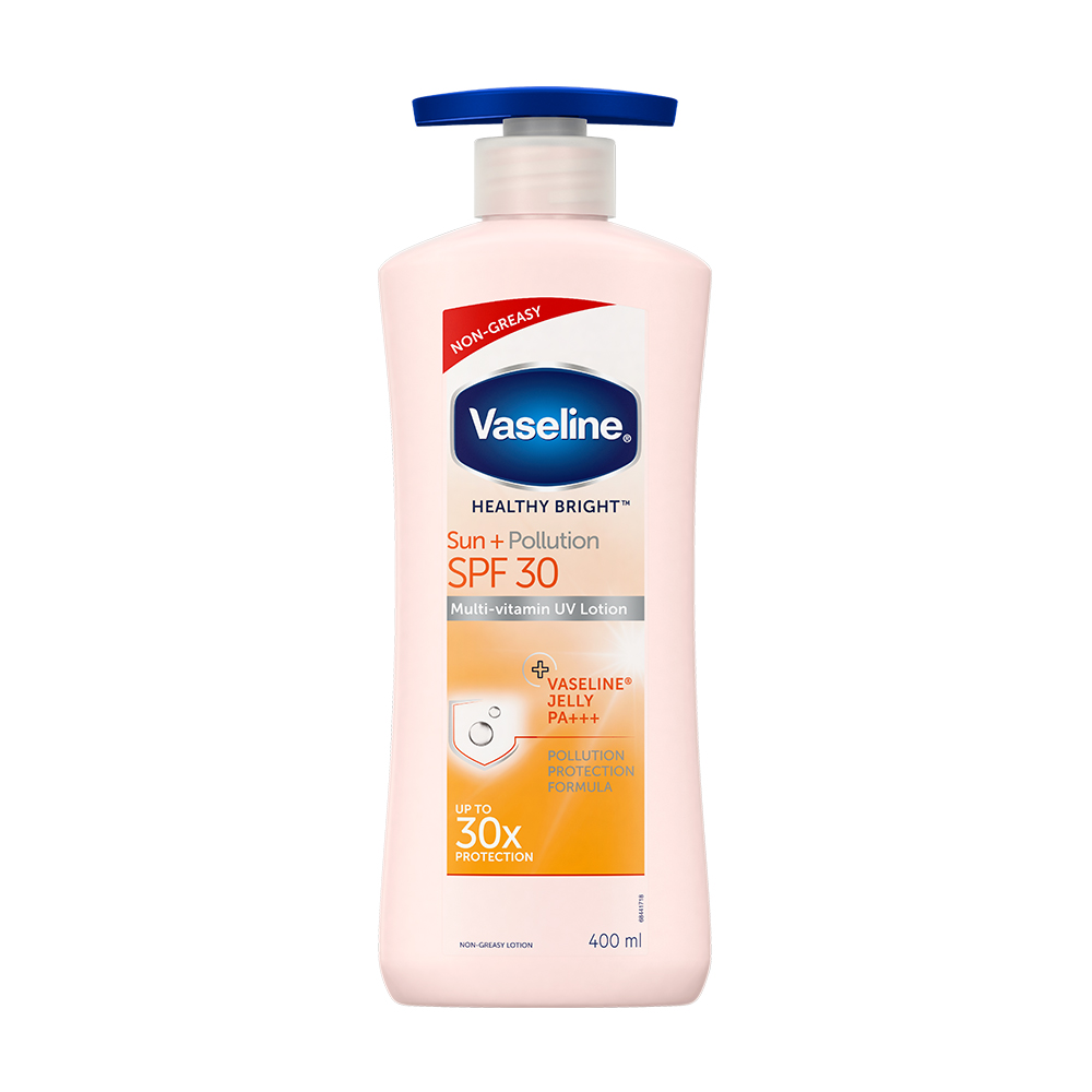 Vaseline Healthy Bright SPF 30 Multivitamin UV Lotion, 400 ml, Pack of 1 Vaseline Healthy Bright SPF 30 Multivitamin UV Lotion, 400 ml, Pack of 1